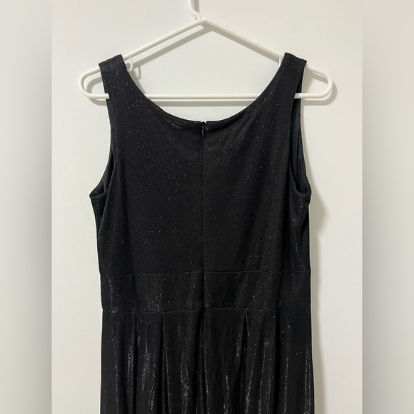 Glittery Black Tie Gown Formal Dress - Picture 6 of 6